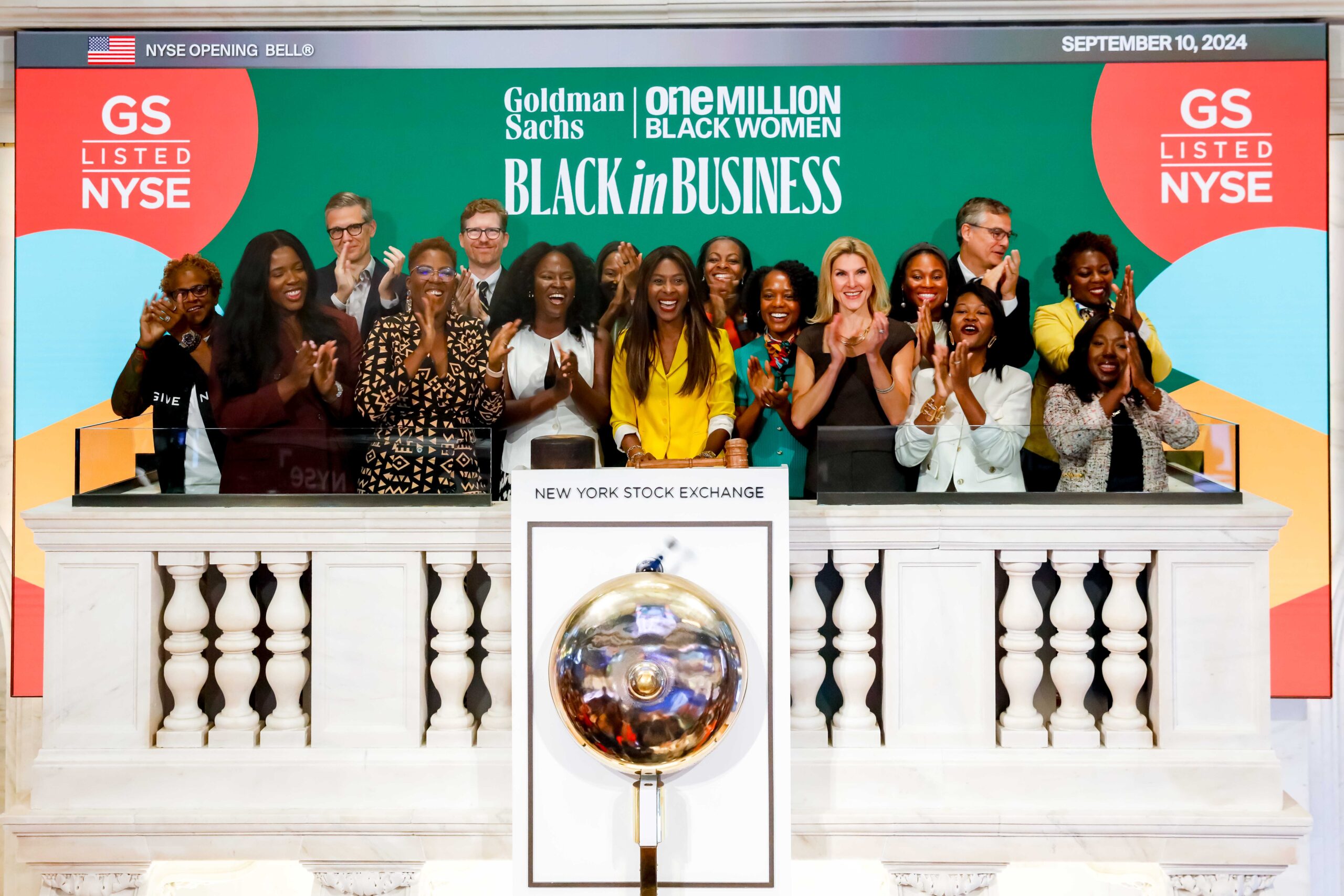 Goldman Sachs One Million Black Women: Black in Business (NYSE: GS) Rings The Opening Bell®