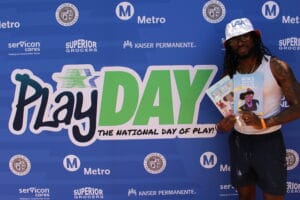 Paralympian Isaac Jean-Paul Joins Olympic Legends at LA84 Foundation’s National Day of Play Block Party